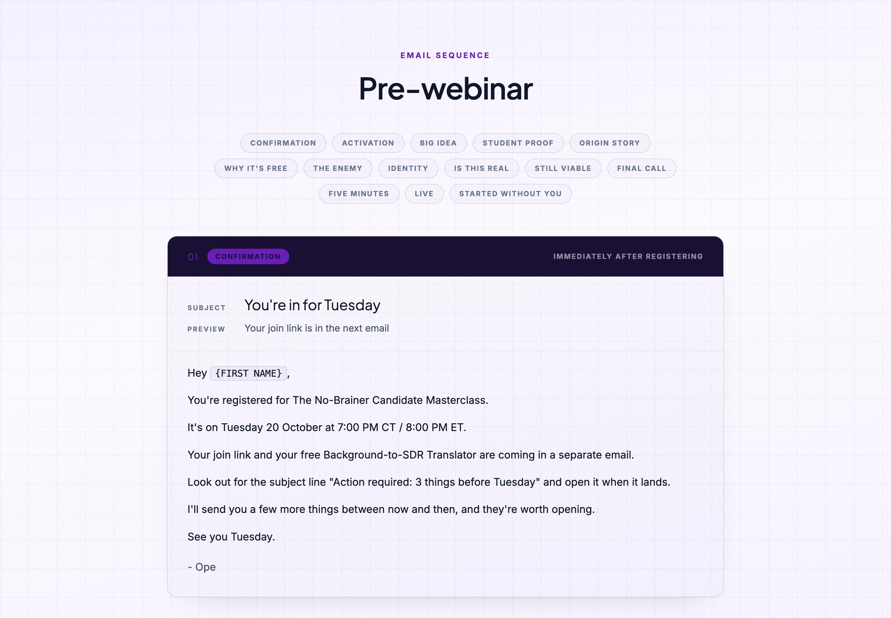 Pre-webinar preview