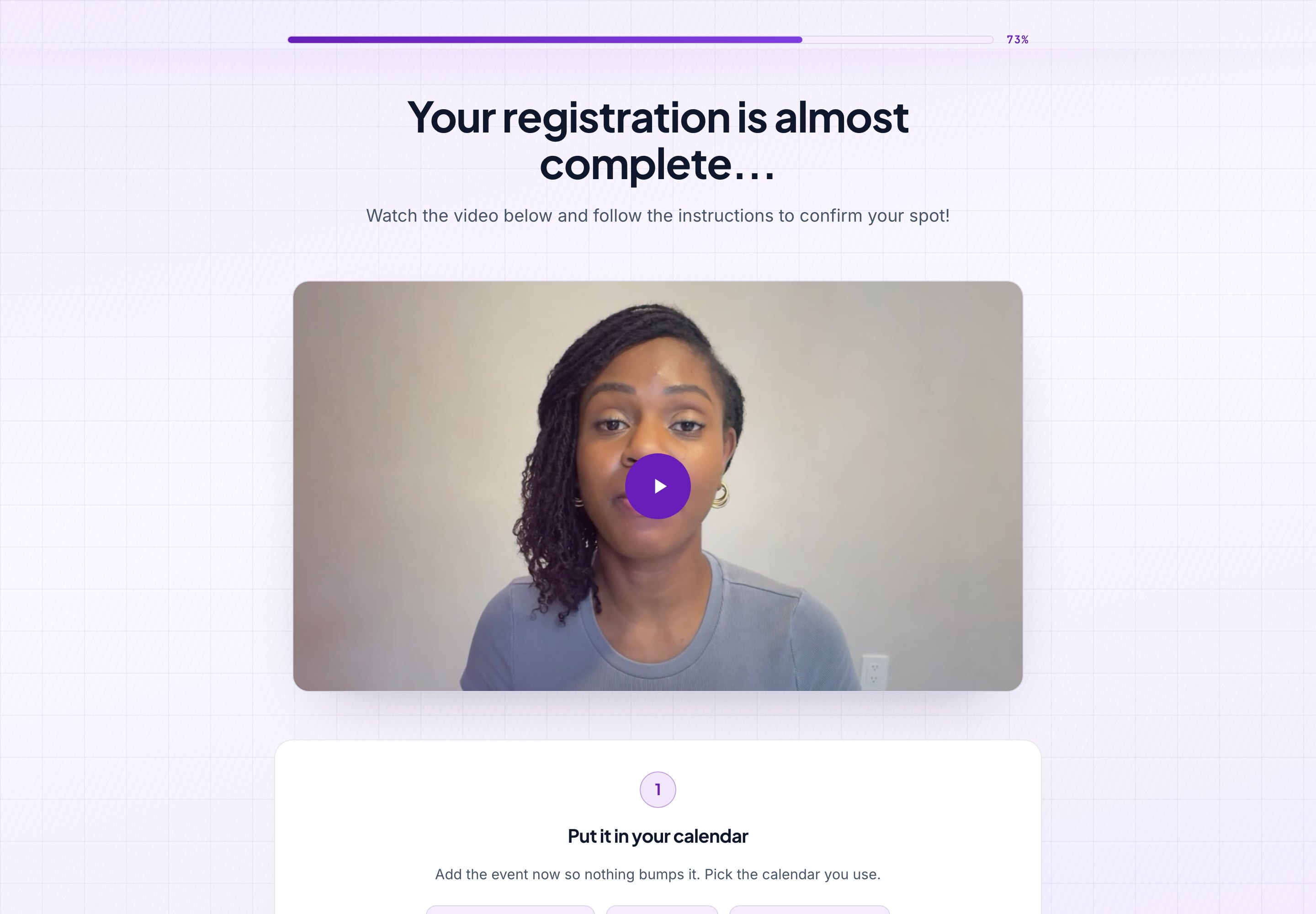 Thank-you page preview